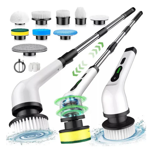 POWER CLEAN 9 EN 1 - CEPILLO DE LIMPIEZA ELECTRICO E INALAMBRICO