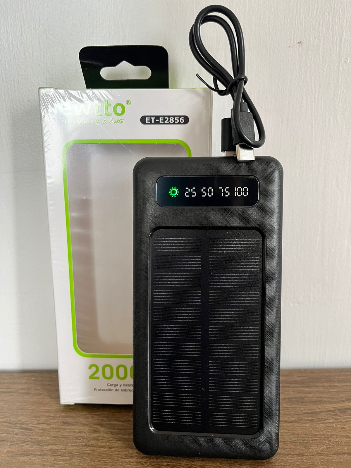Cargador Solar 2 en 1